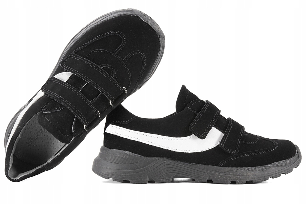 

Kornecki 6652 Półbuty Chłopięce Trzewiki czarne