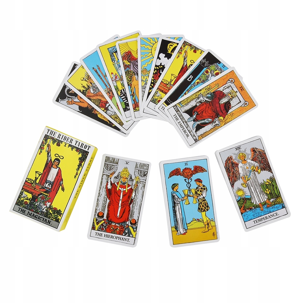 ZESTAW KLASYCZNYCH KART TAROTA THE RIDER TAROT