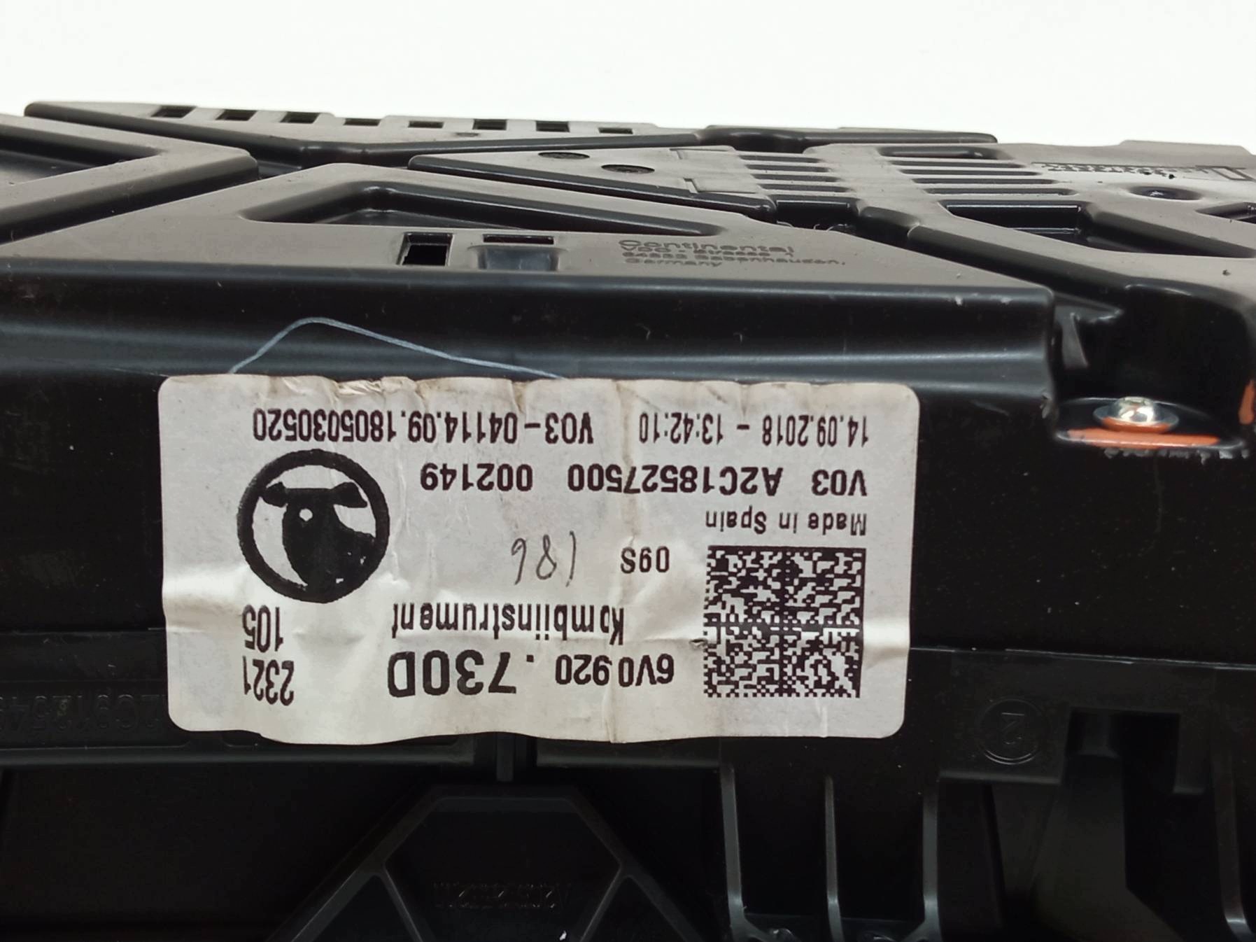 dials EU 6V0920730D 1.0 B 59KM Skoda Fabia III (2014- )