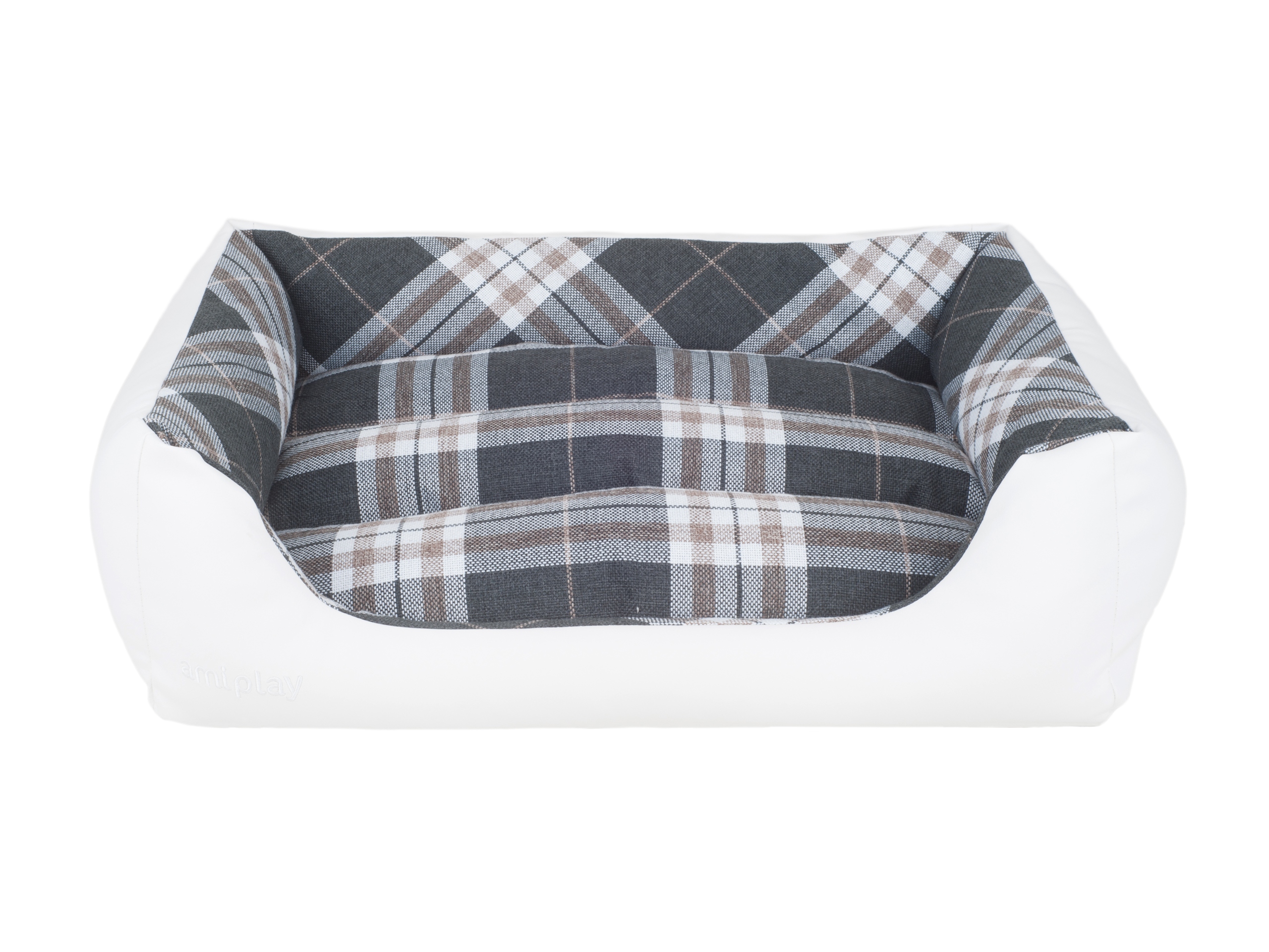 

amiplay Legowisko Sofa ZipClean 4in1 Kent S Białe