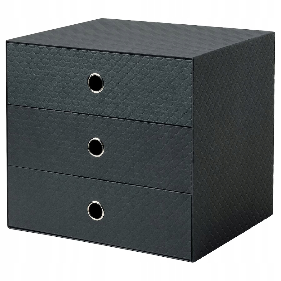 

Ikea Pallra Minikomoda z 3 szufladami czarny 33x26