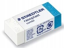 

Gumka Staedtler Rasoplast BT30 biała niebieska