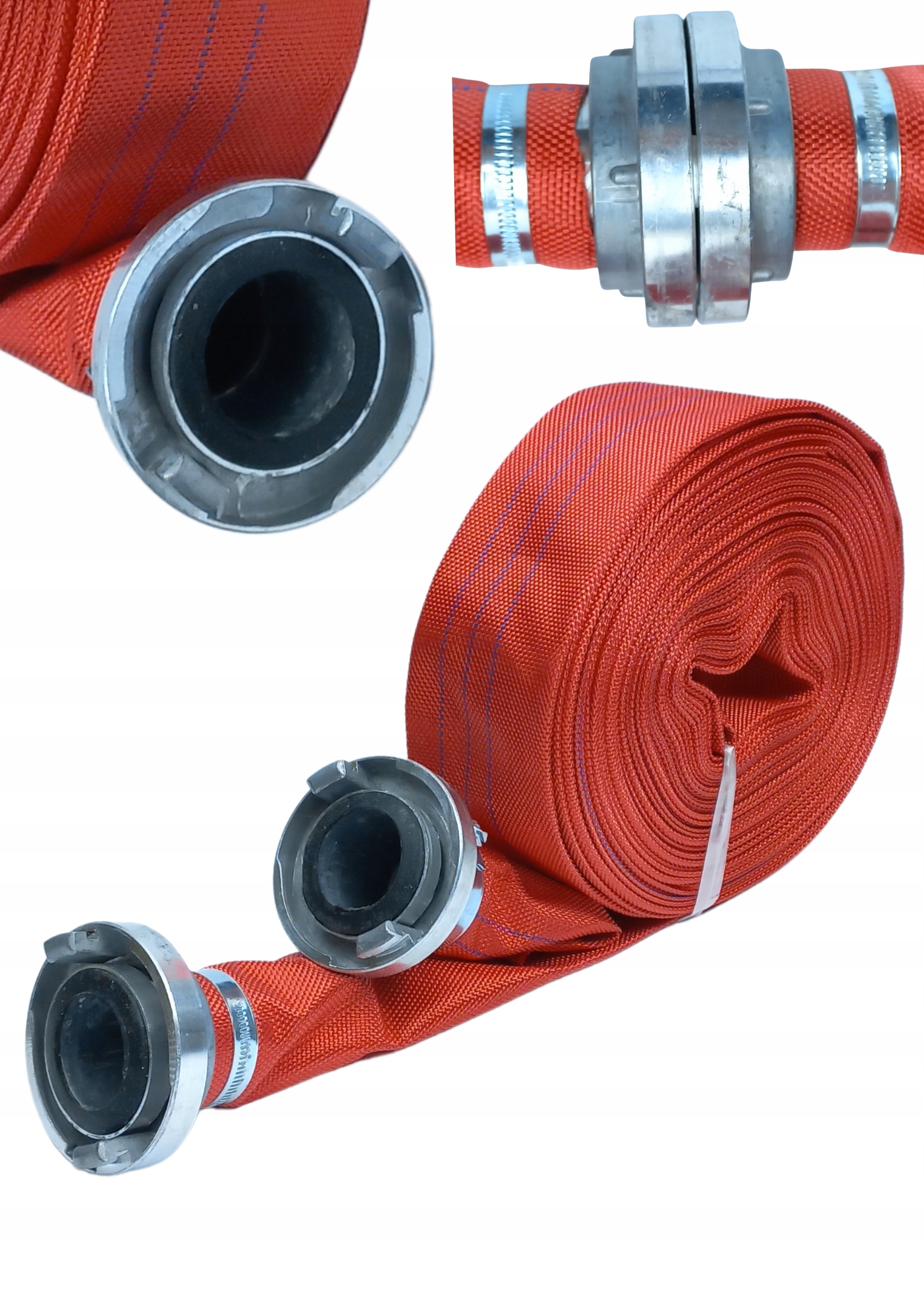 WĄŻ STRAŻACKI WZMACNIANY DO SZAMBA WODY 2" 20M Długość 20 m