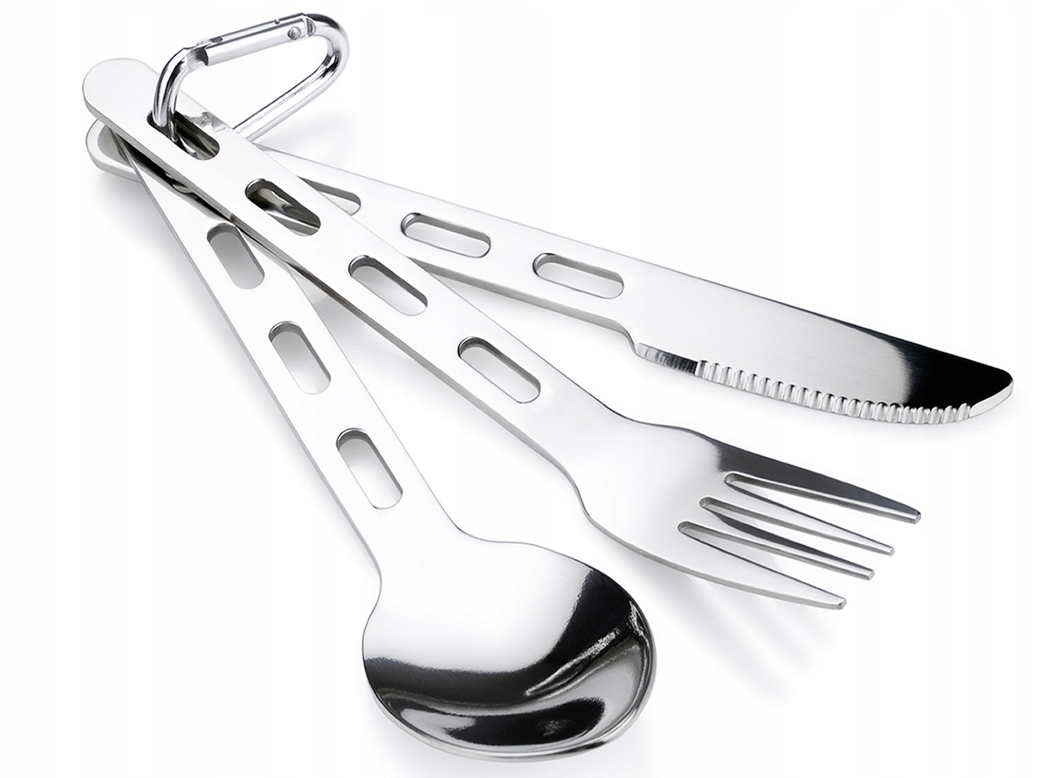 Niezbędnik Turystyczny Sztućce Gsi Glacier 3 Pc Ring Cutlery Stal 18/8