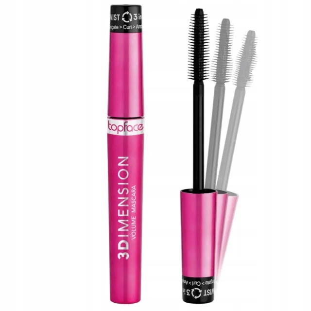 

Topface 3Dimension Maskara tusz do rzęs Ktl, 10 ml