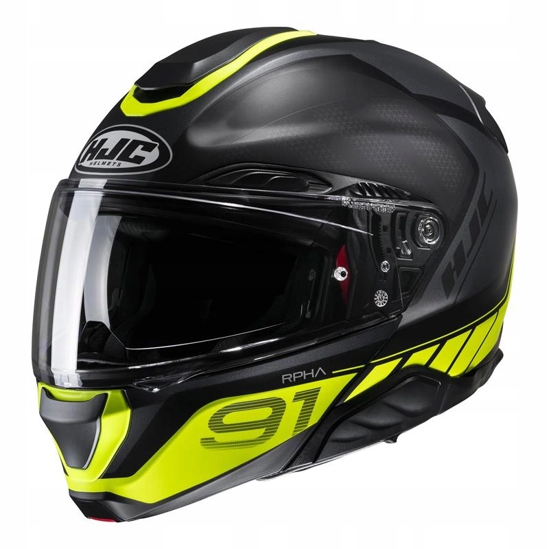 Motocyklová prilba Hjc Rpha 91 Rafino Black/yellow čierna žltá fluo Darčeky