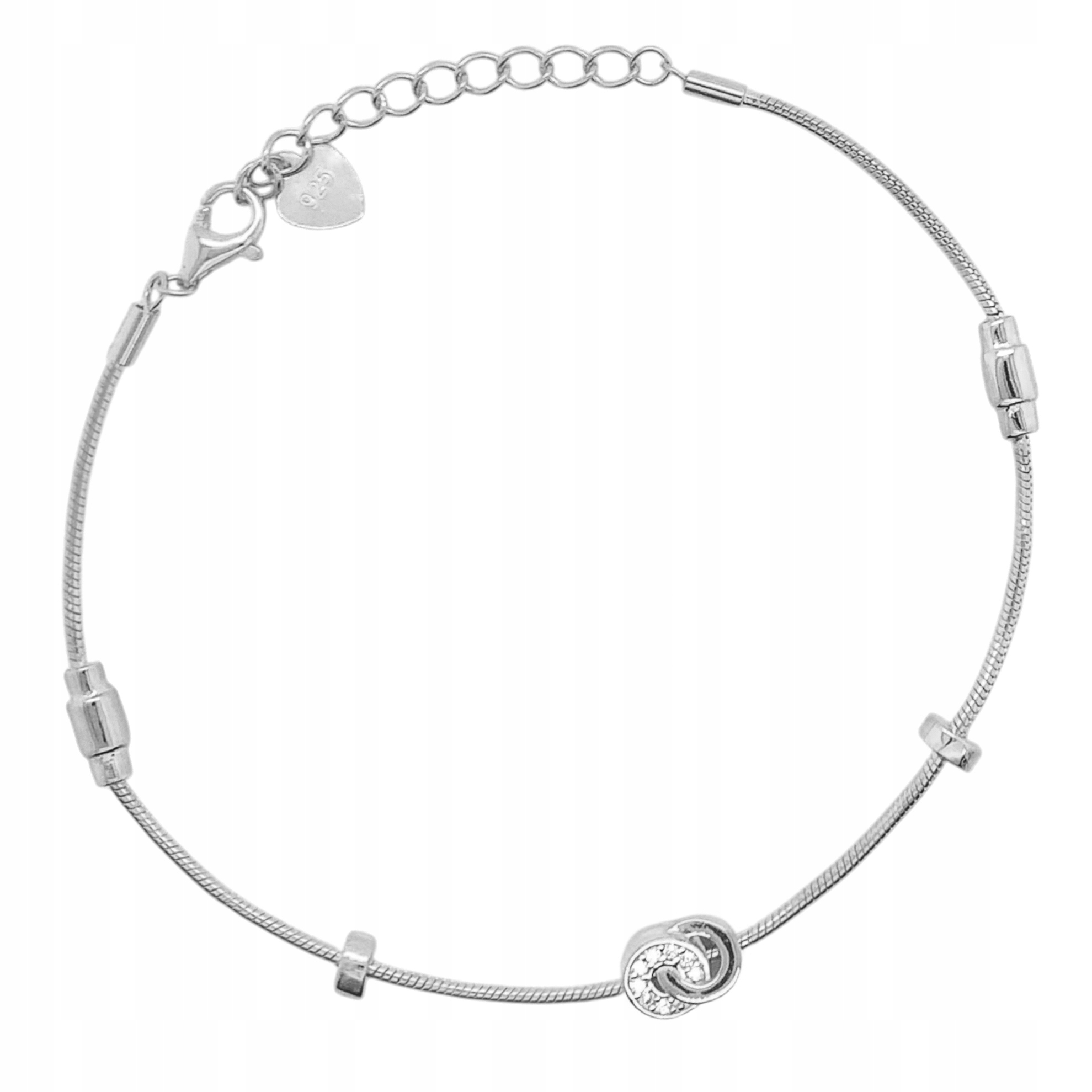 Stříbrný náramek Ag 925 rhodiovaný IM0030425BR