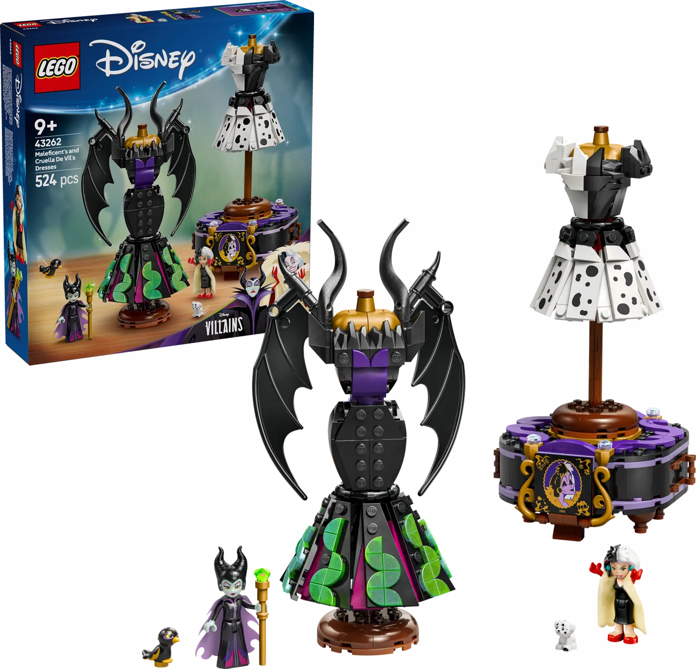 Lego Disney Šaty Diaboliny a Cruelli De Mon 43262