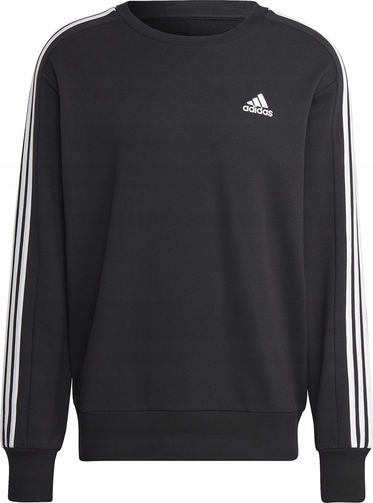 Pánská Mikina Adidas Essentials French Terry 3-STRIPES Černá IC9317 velikost L