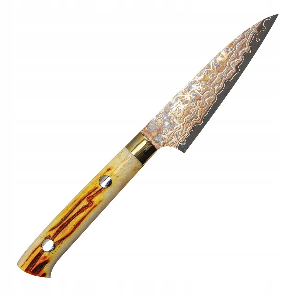 Nôž na obrusovanie Takeshi Saji Obb Black 9 cm, oceľ VG-10, drevo