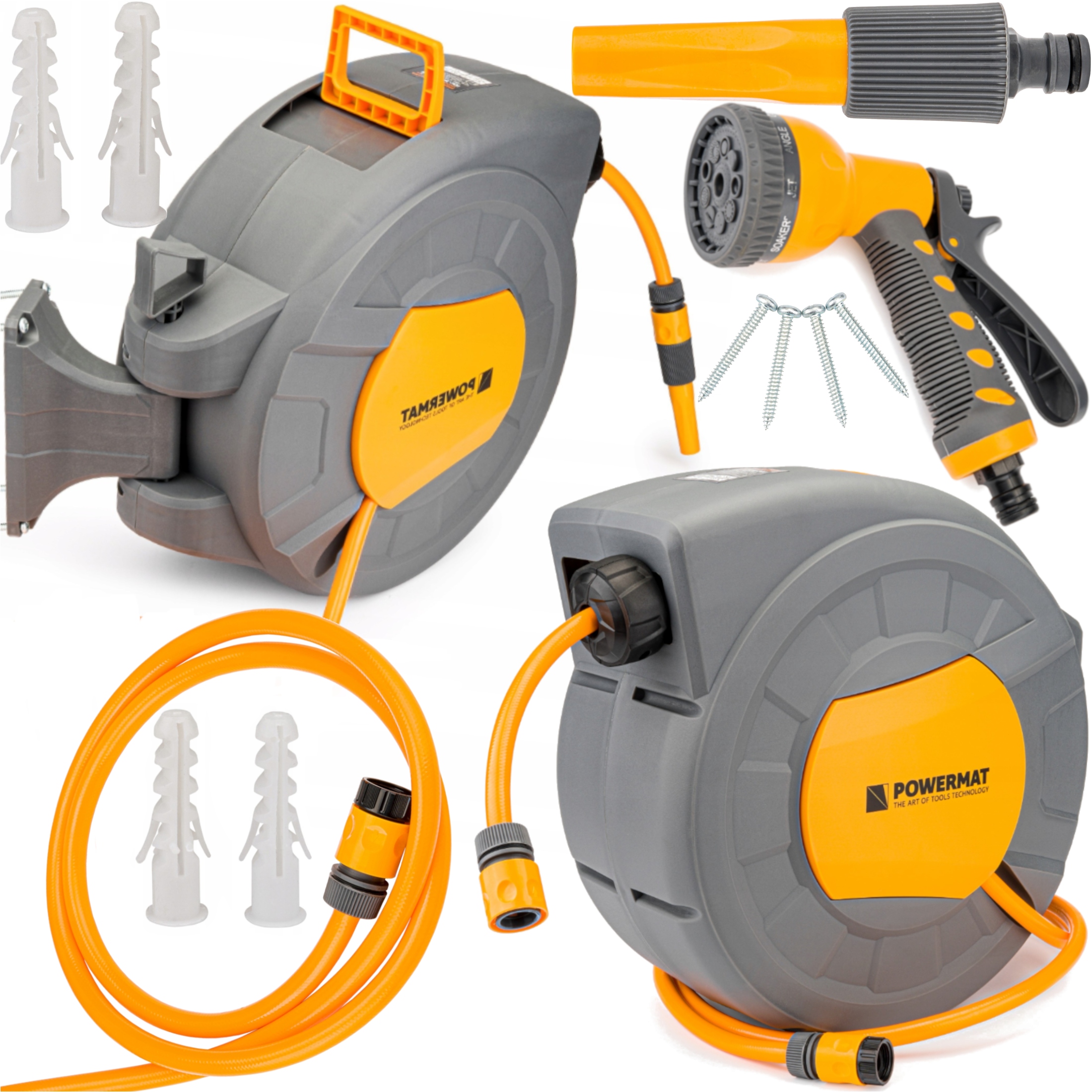 Wąż Ogrodowy Automatycznie Rozciągany Na Bębnie Wytrzymały XL