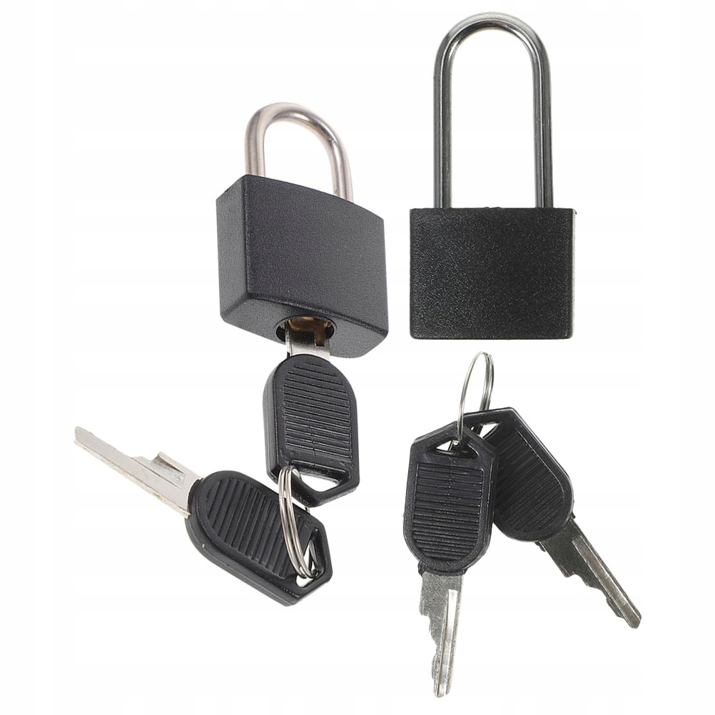 2 ZESTAWY MAŁYCH Kłódek ZAMKI BAGAŻOWE Z KLUCZAMI Marka bez marki