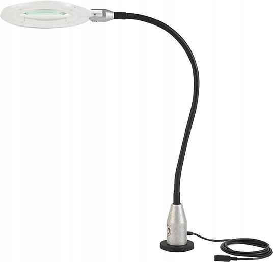 Led dielenská lampa 460 lm s zväčšovacím sklom Slim
