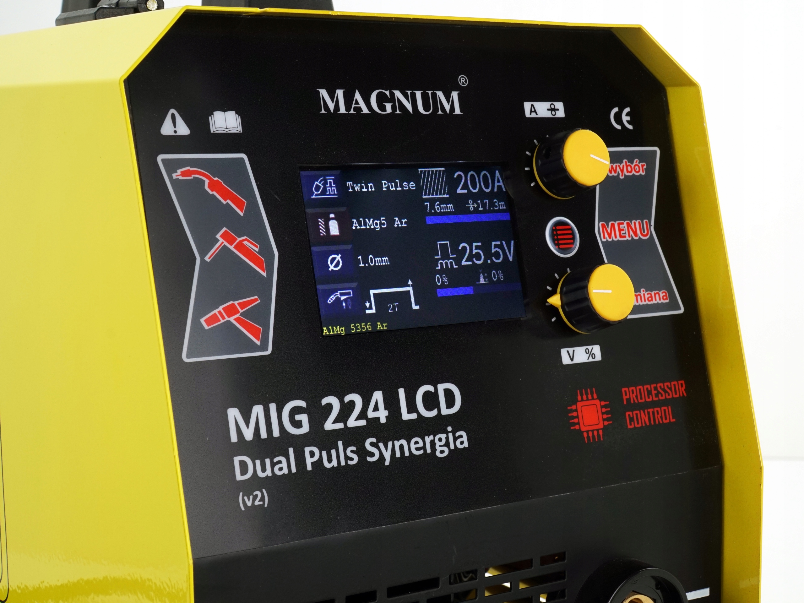 Spawarka MIGOMAT MIG 3w1 MMA Synergia Puls 230v Rodzaj półautomat spawalniczy