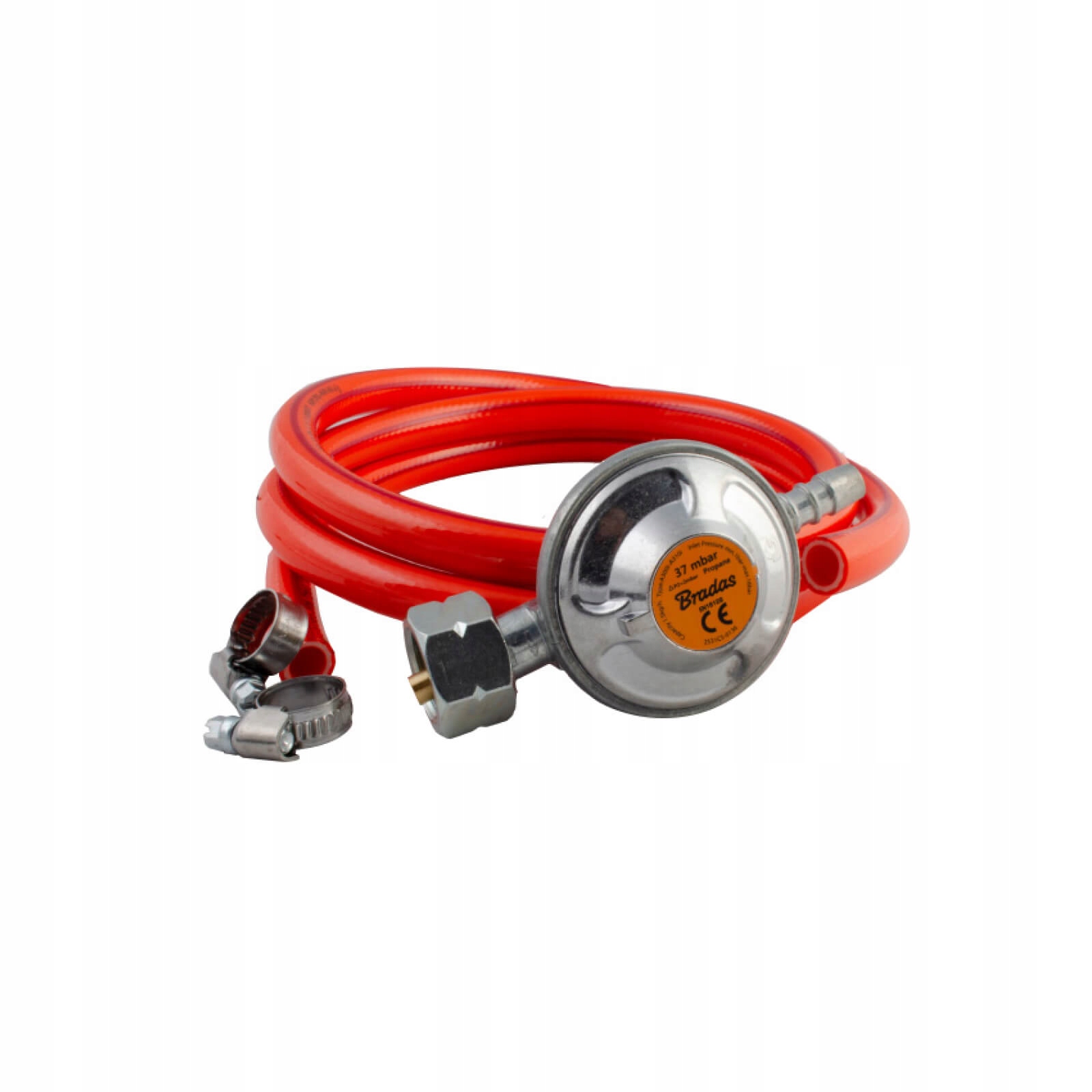 Zestaw Wąż do gazu PVC z reduktorem gazowym 1,5mb