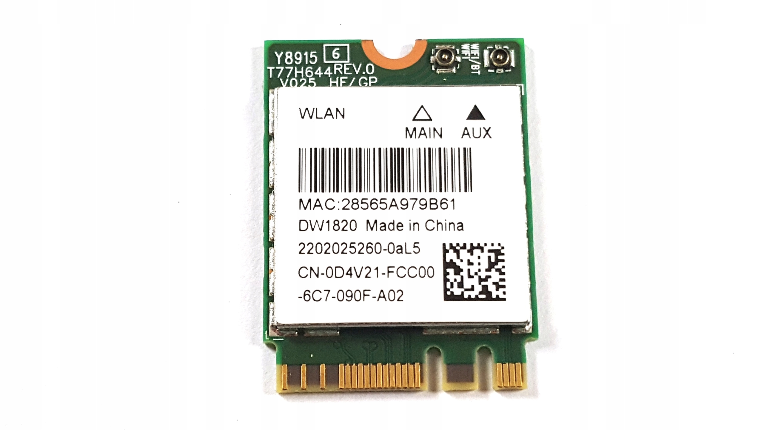 KARTA WIFI ATHEROS MODEL: QCNFA344A