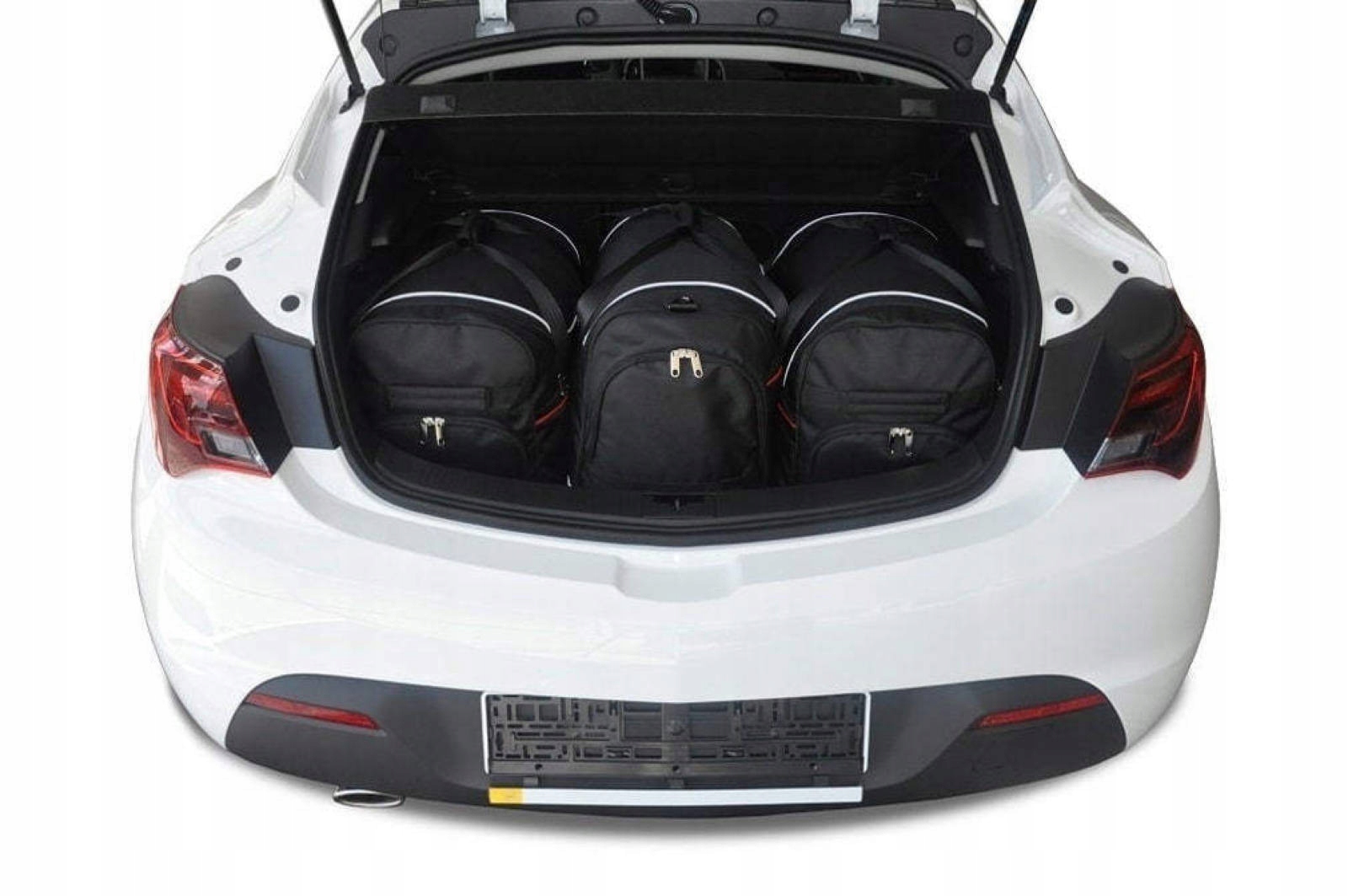 J&j Automotive Sada 3ks cestovných tašiek Sport pre Opel Astra Gtc 2011-20