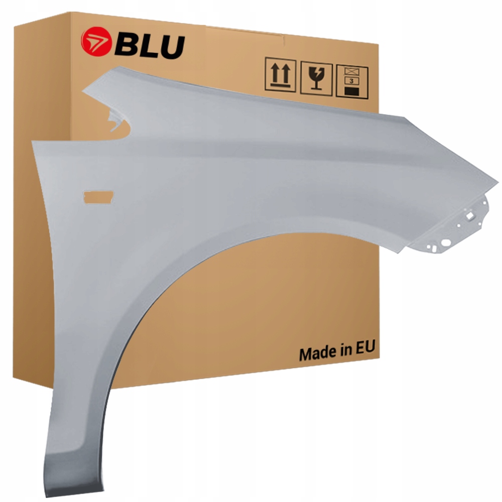 Blu Blatník Opel Corsa D Z157 pravý stříbrný 06-14 přední pozink StarSilber