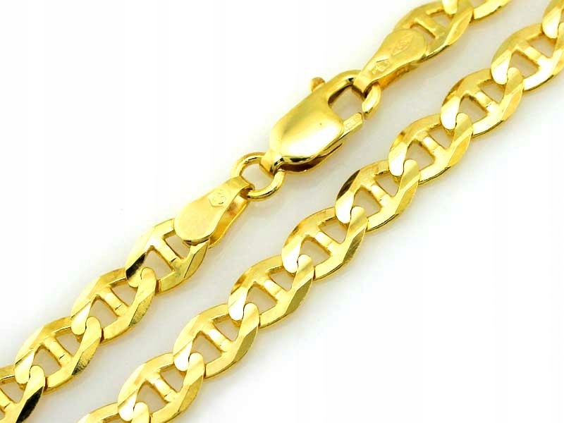 Zlatý řetízek Gucci 14k řetěz ze zlata 585 široká vazba 5,42g Marina