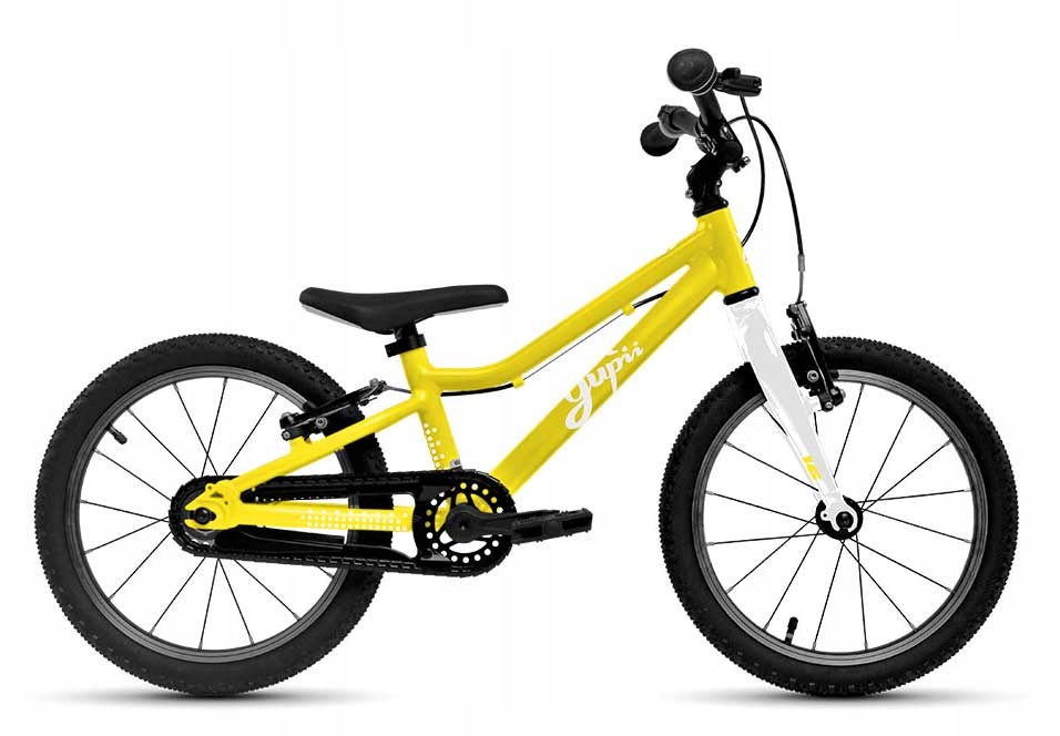 Lekki Rower dziecięcy Yupii (16'') Yellow (5,5kg)