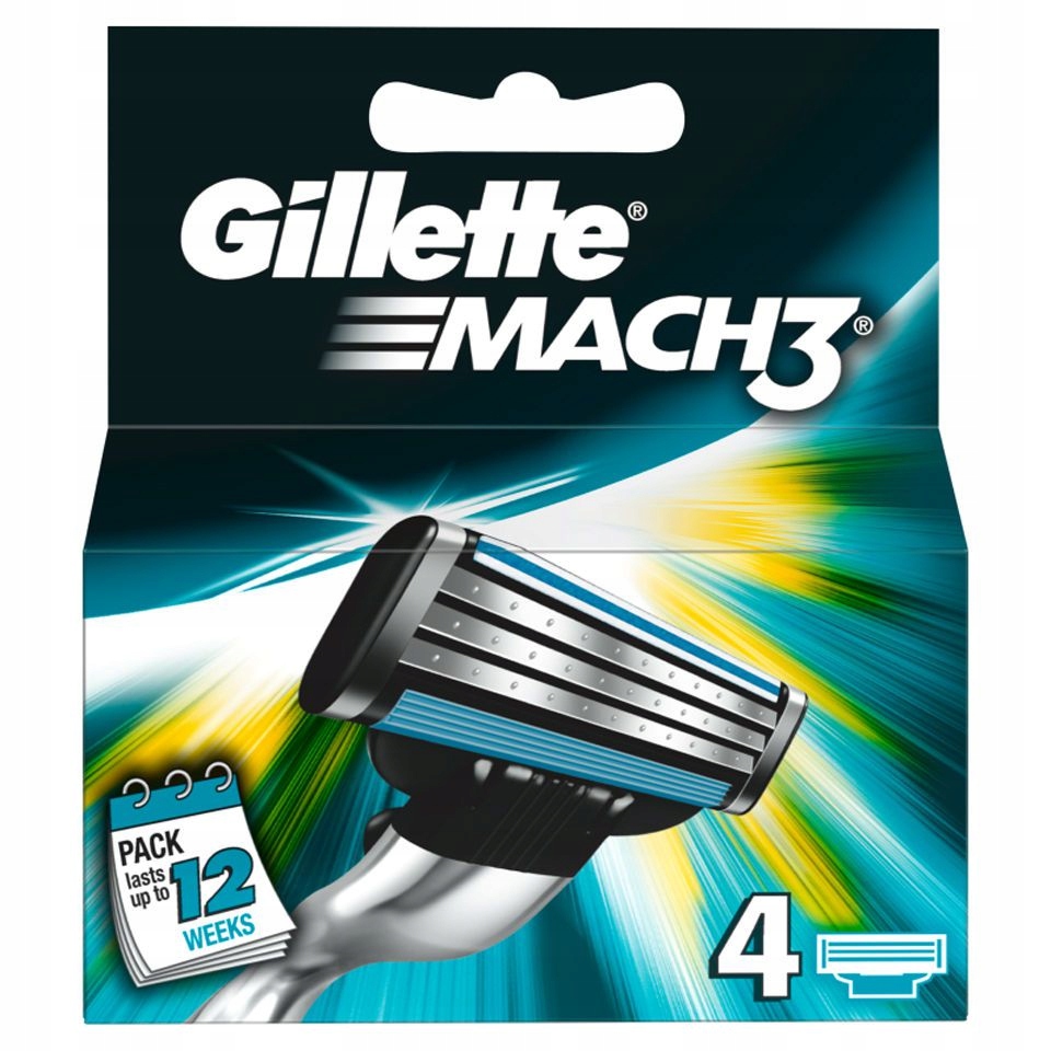 Gillette MACH3 Náhradní Břity 4 Ks