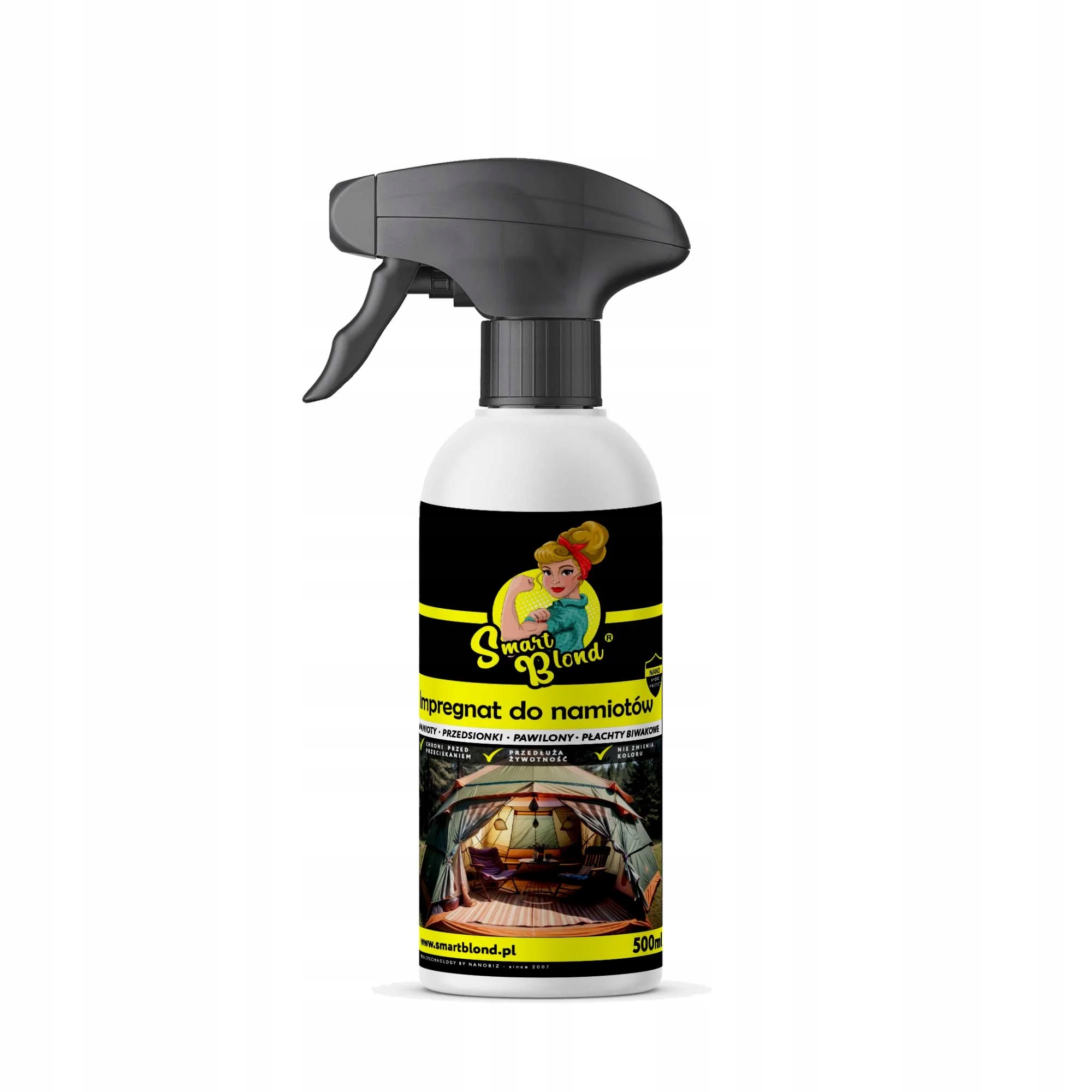 Impregnat turystyczny hydrofobowy przeciwdeszczowy do namiotów 250ml