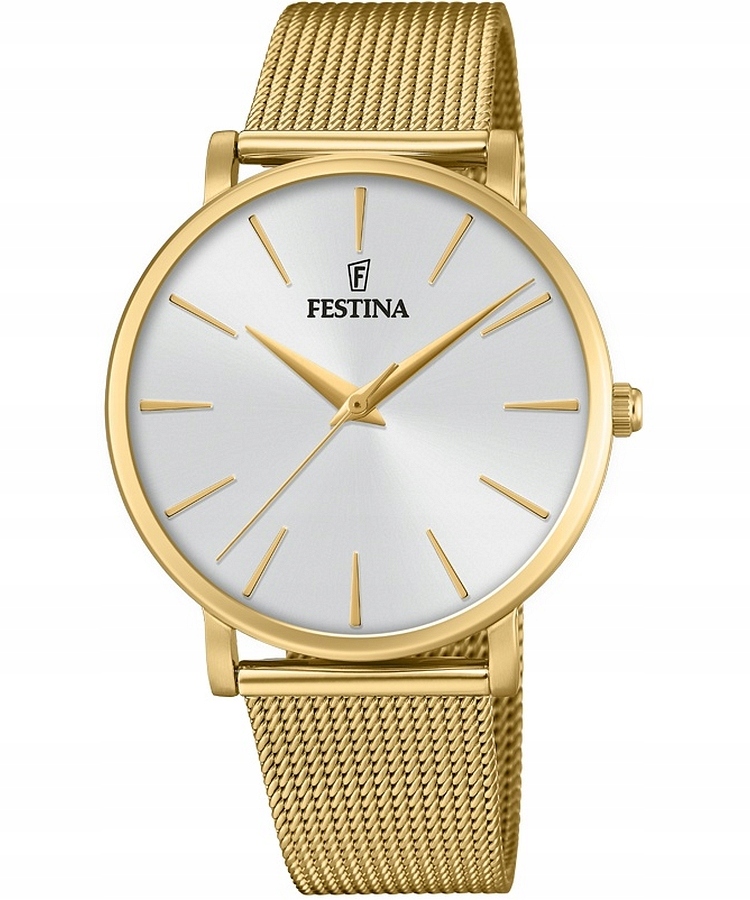 Dámské Hodinky Festina F20476/1 Boyfriend Zlaté