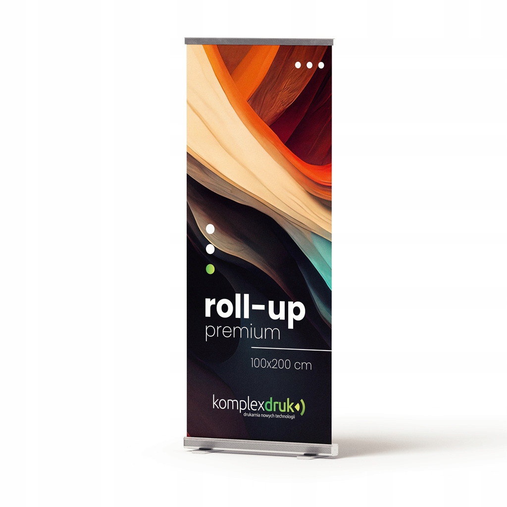 Roll-up 100x200, Rollup z wydrukiem Premium Blockout Smart