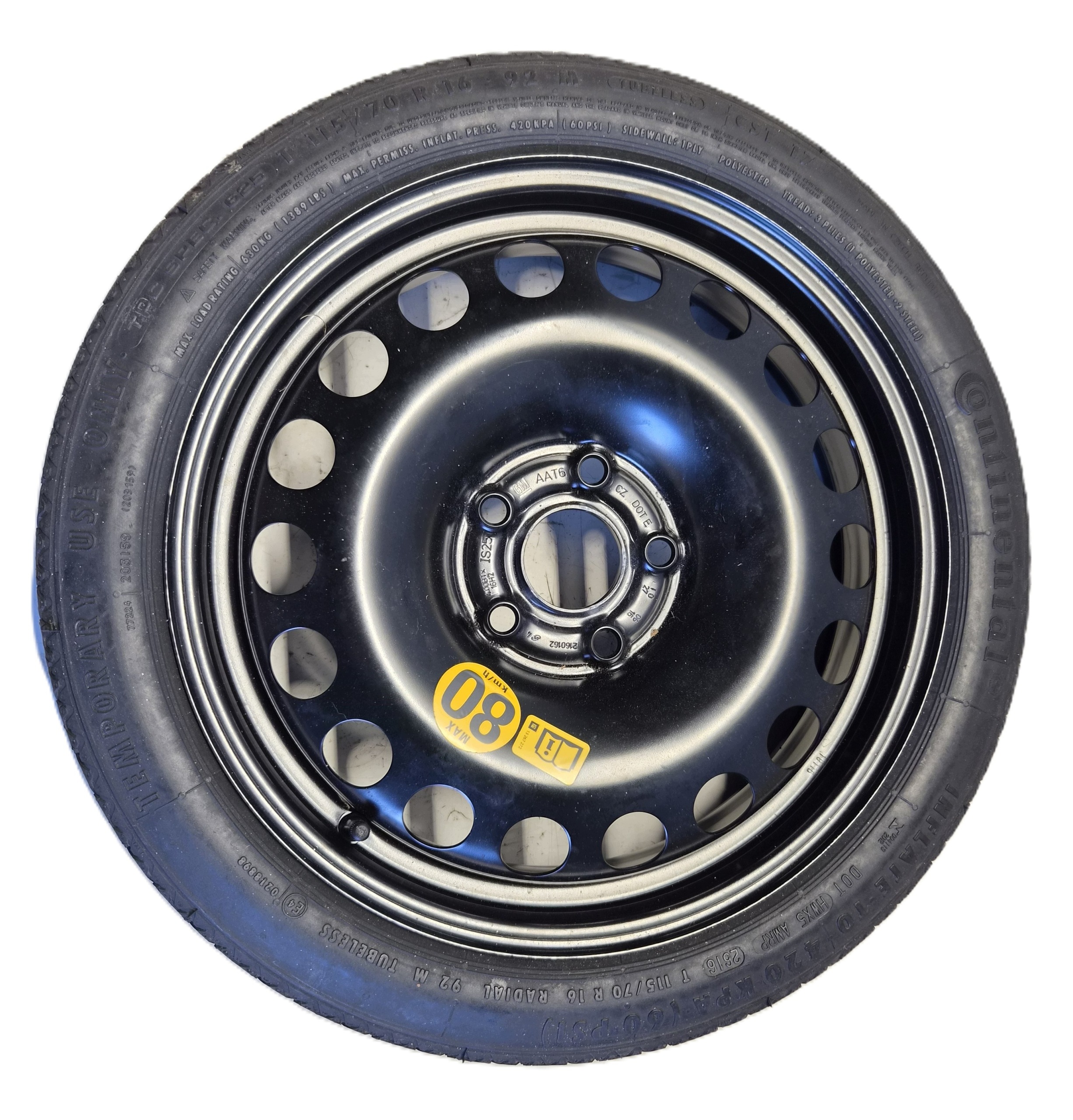 wheel spare OPEL ASTRA K 16
