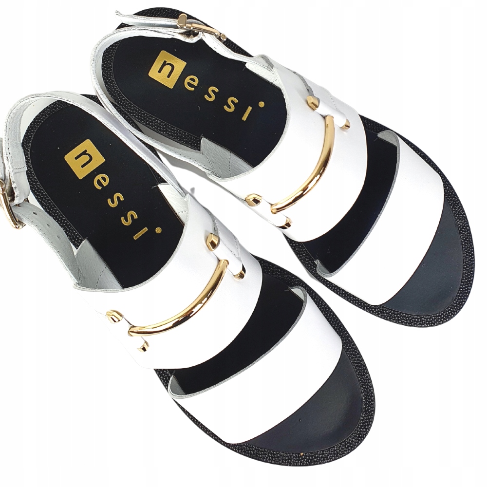 Sandały NESSI 21056 biały 3 r. 37