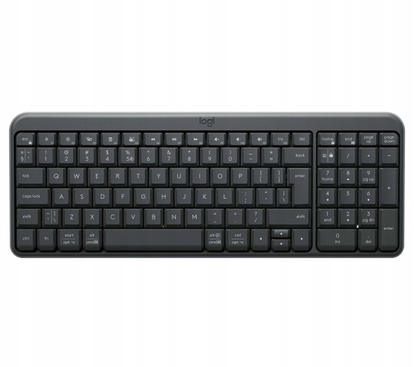 Klawiatura bezprzewodowa membranowa Logitech K250 Compact Grafitowa