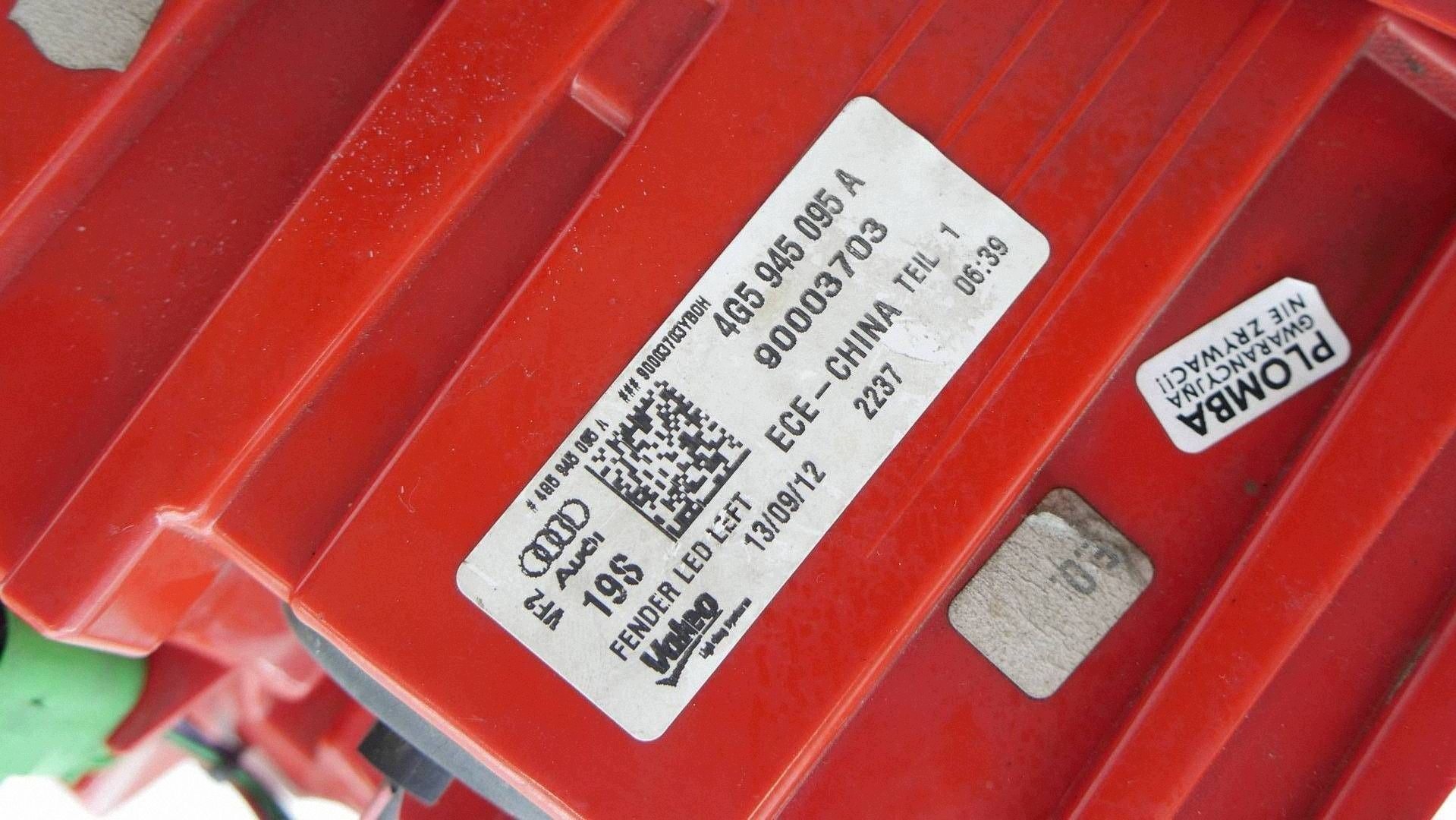 light rear left AUDI A6 S6 C7 4G sedan 4G5945095A