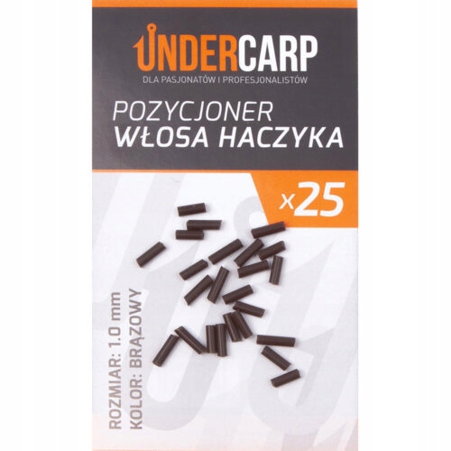 UnderCarp Pozycjoner włosa haczyka Brązowy 1.0mm