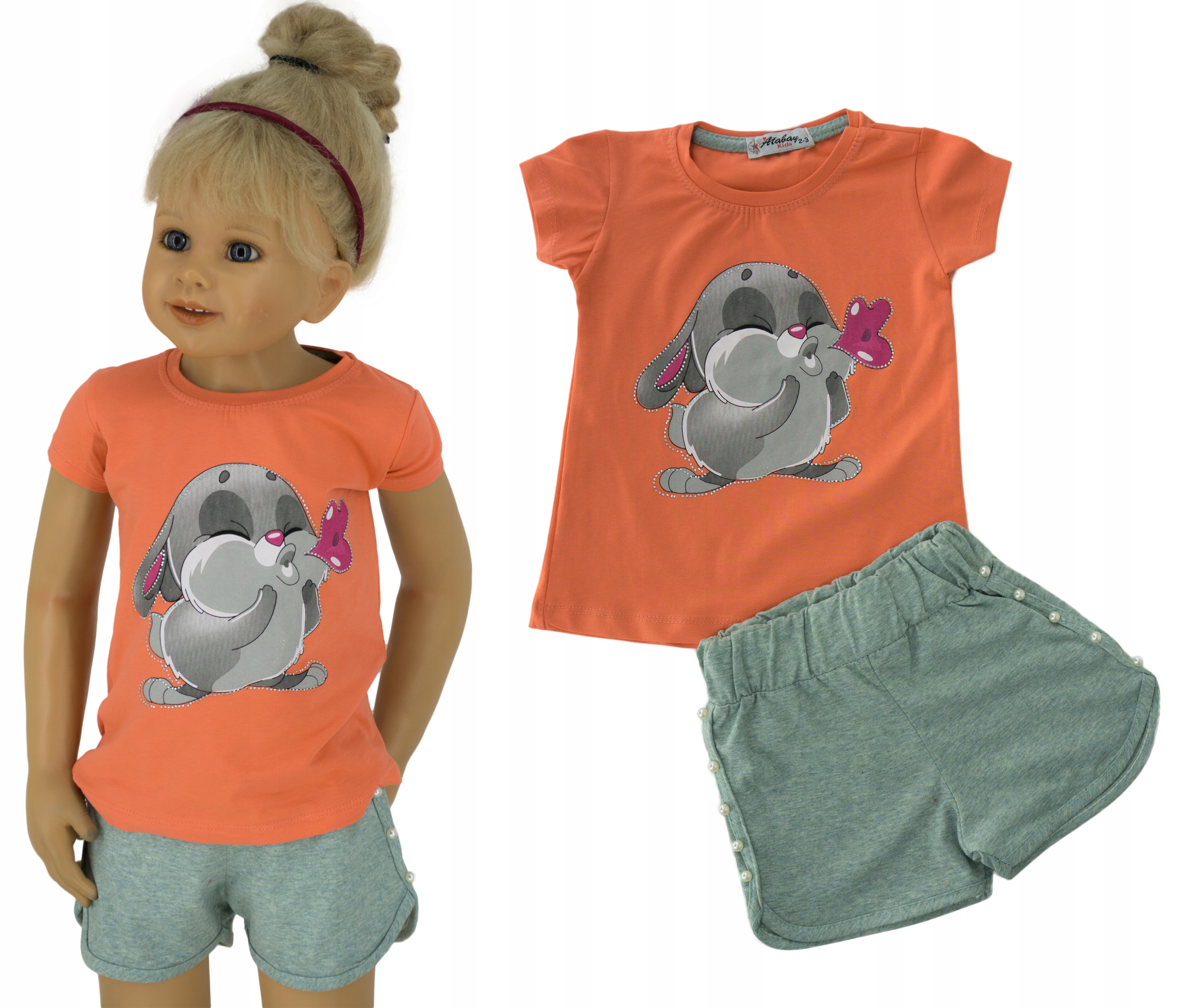 

P0248 Letni komplet szorty + t-shirt rozmiar 104