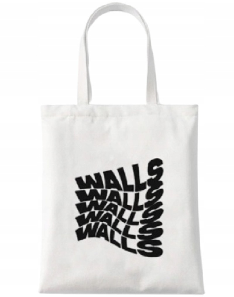 TORBA NA RAMIĘ BIAŁA TOREBKA WALLS MŁODZIEŻOWA DO SZKOŁY SZKOLNA KSIĄŻKI Marka bez marki