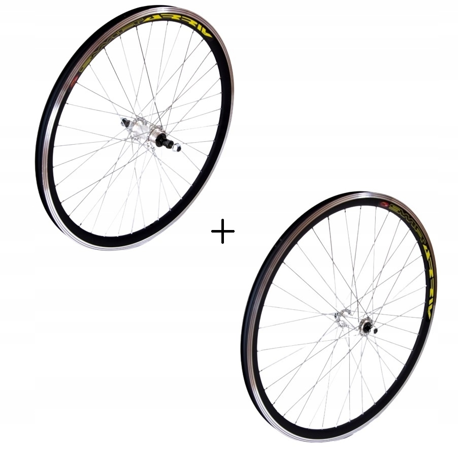 Komplet Kół 24 Przód Tył Alu Wolnobieg Stożek