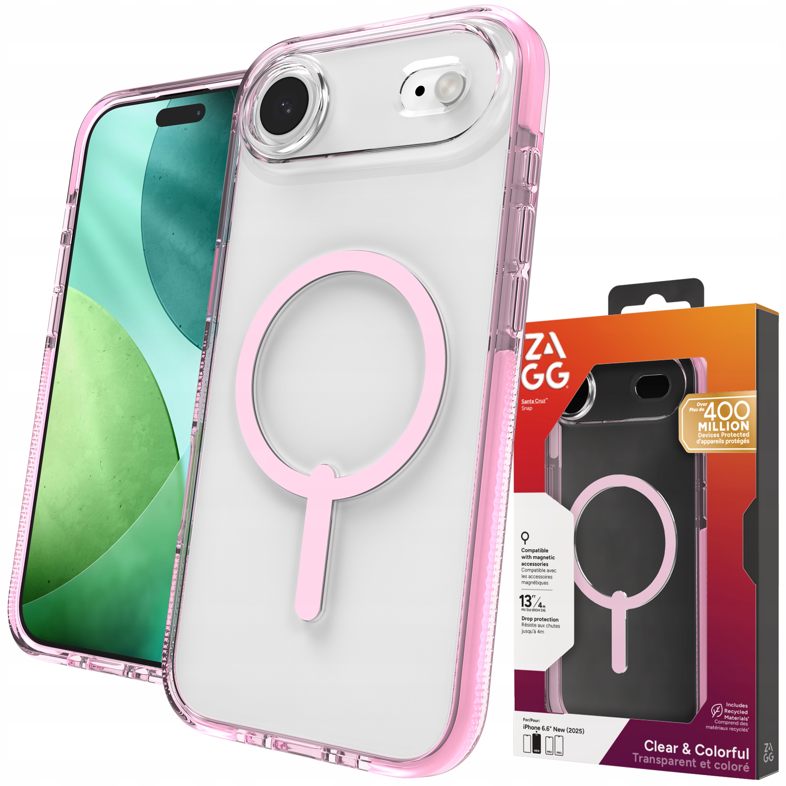 Zagg Santa Cruz Snap Case Pouzdro s MagSafe pro iPhone Air Kryt