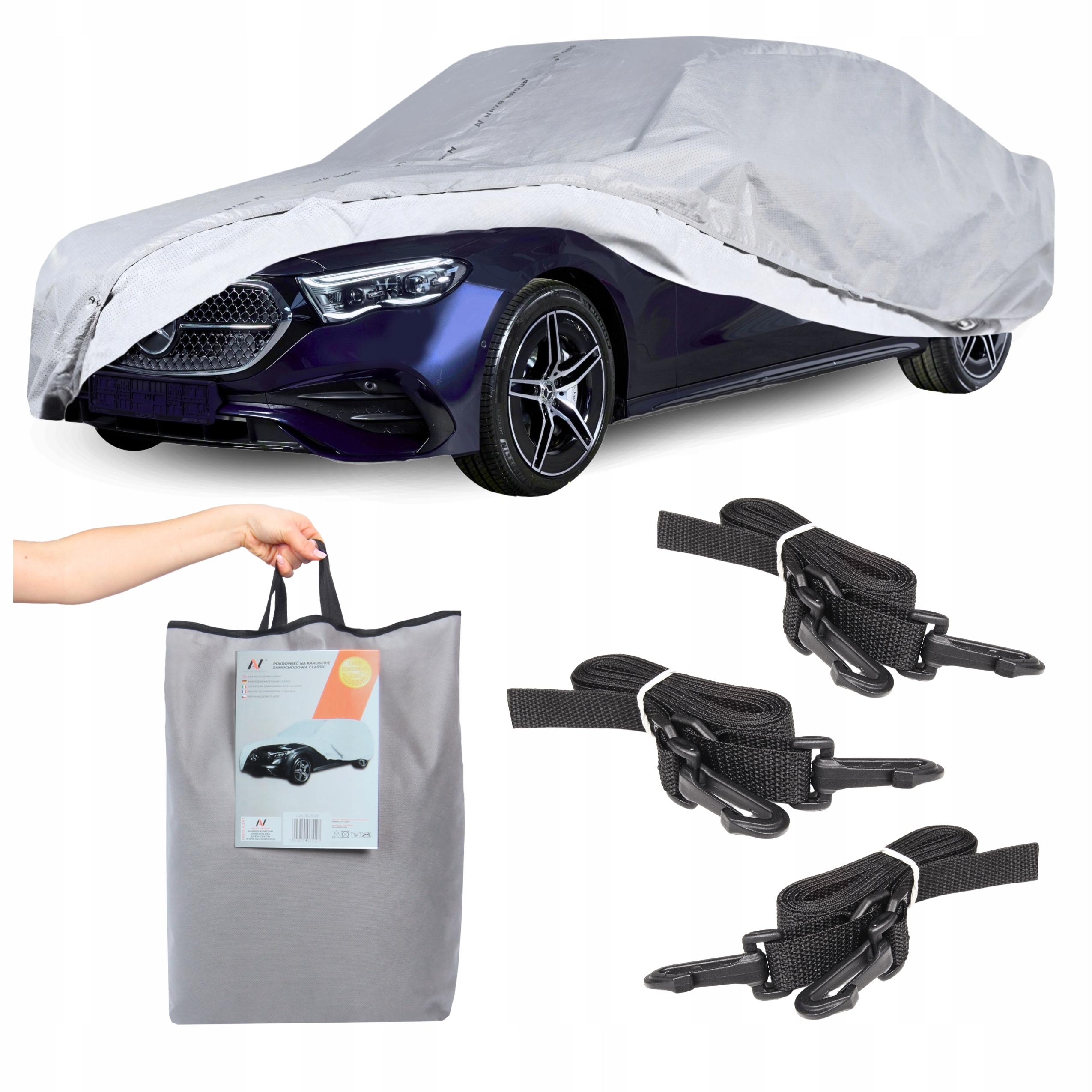 Autoplachta Sedan Pásy M2 Exclusive Auto Krycí Plachta 4-vrstvový Silný