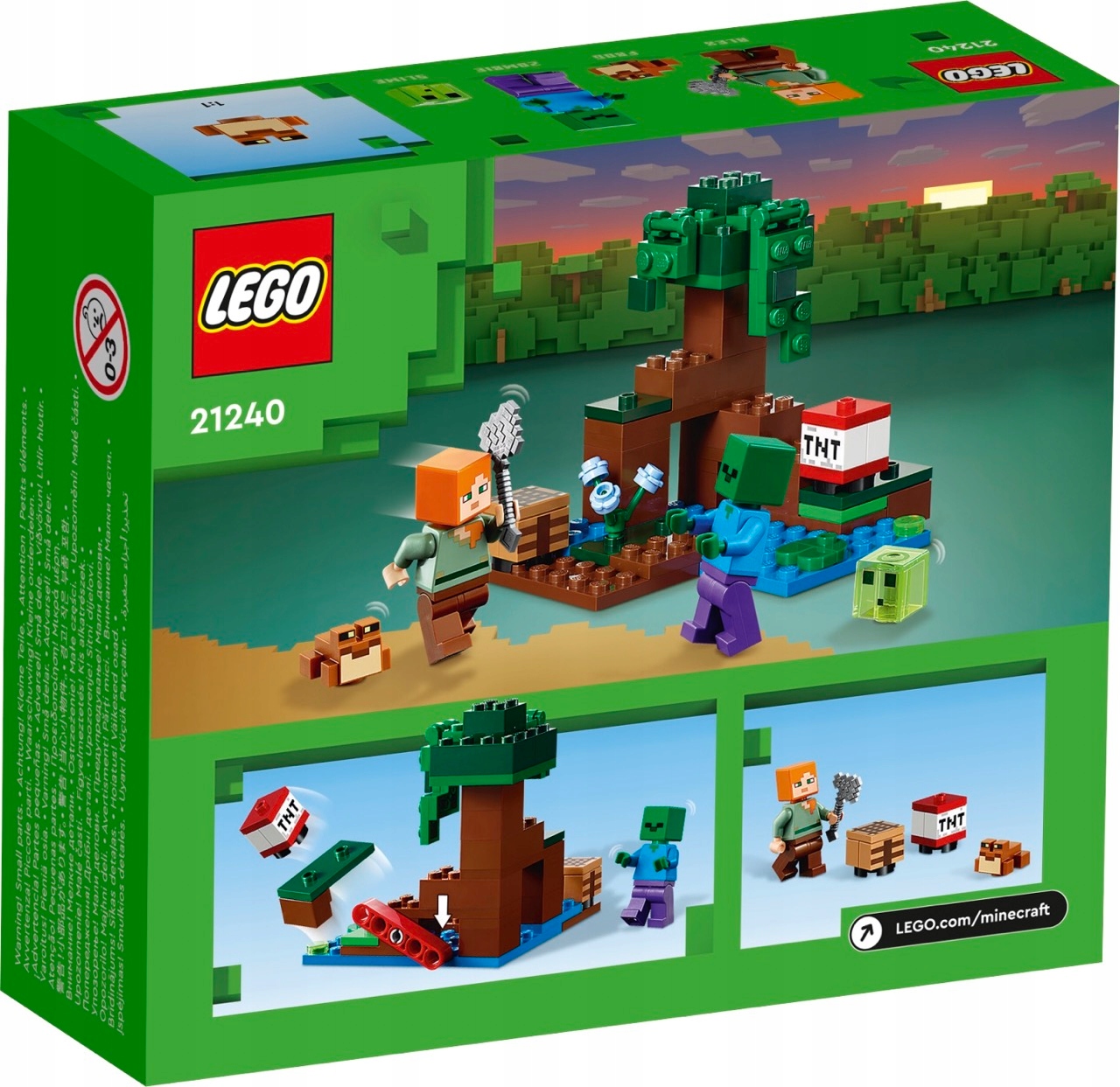LEGO Minecraft 21240 Przygoda na mokradłach Marka LEGO