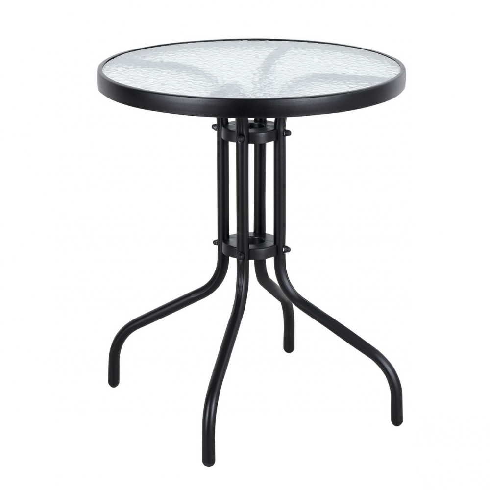 Zahradní Stolek Multigarden Tvrzené Sklo 60 CM, Nosnost 60 Kg
