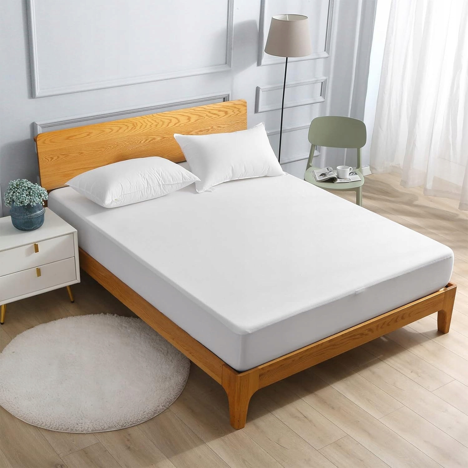 Pokrowiec na materac, wodoodporny ochraniacz na łóżko, 140 x 200 cm EAN (GTIN) 9400105747137