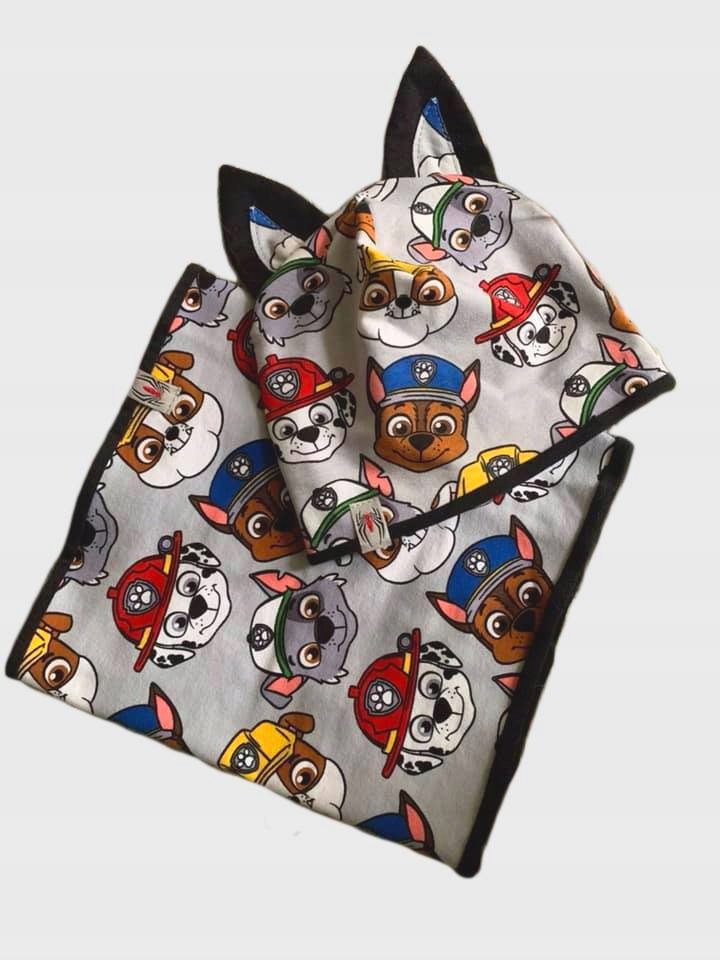 ZIMOWY KOMPLET CZAPKA+KOMIN PSI PATROL NA ZIME Rozmiar 45-57 cm