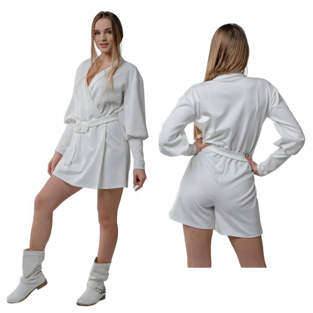 Bílá krátká kombinéza S81 XL/2XL
