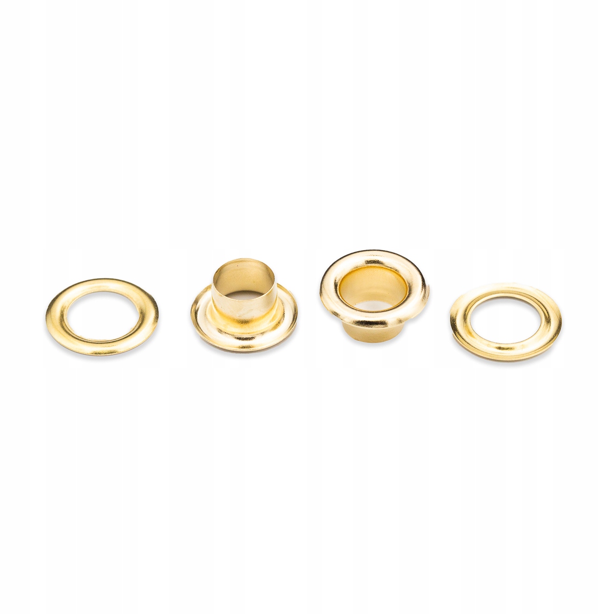 Očka kalotová kovová zlatá 8mm/1000ks OMS8DP Bc