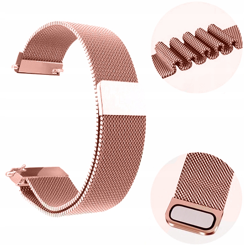 PASEK BRANSOLETA MAGNET SMARTWATCH 20 MM ROSE GOLD Kod producenta BRANSOLETA-SMARTWATCH1-RG
