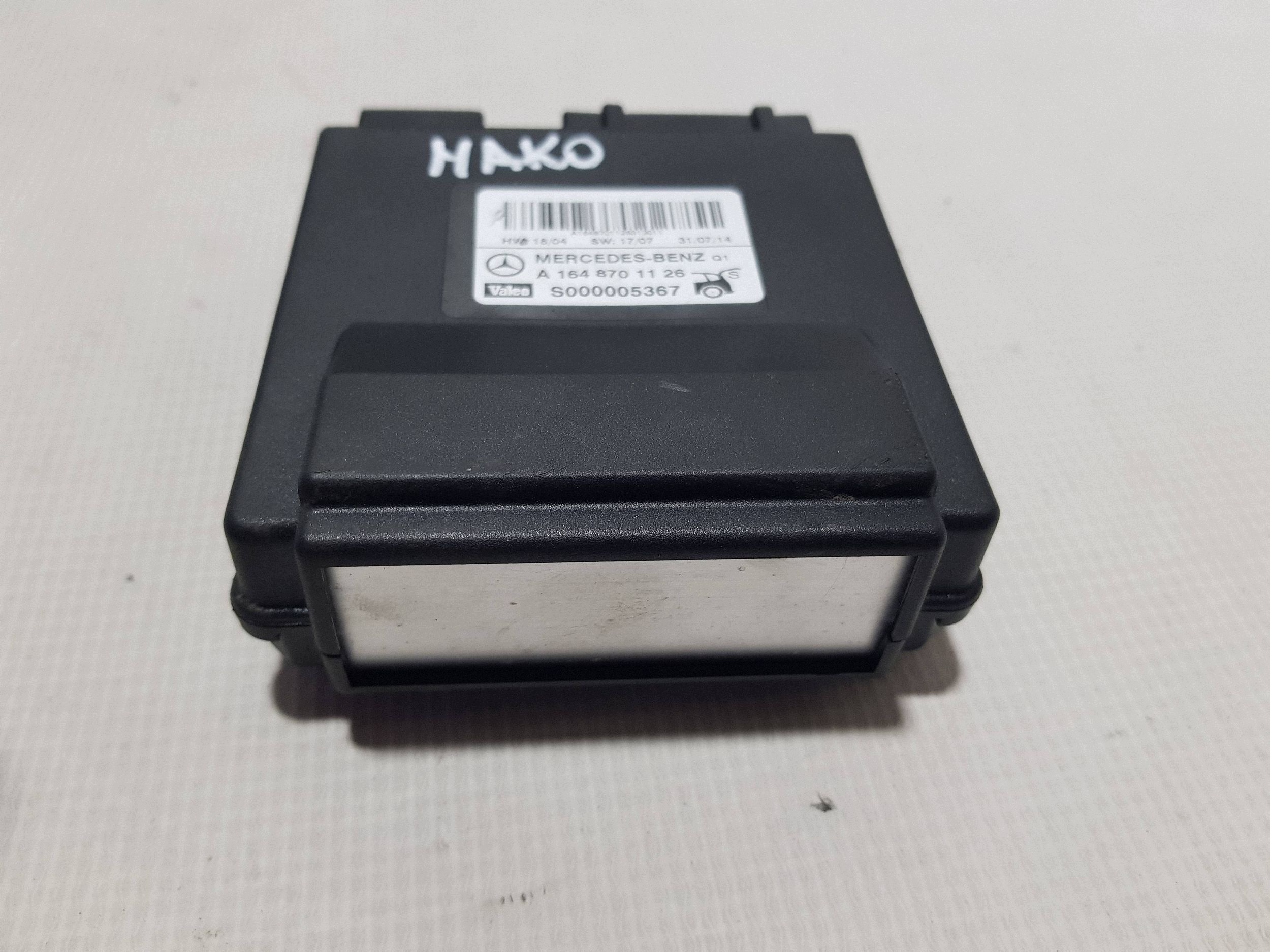 MERCEDES modul Computer Bedienteil heckklappe heck MERCEDES ML W164