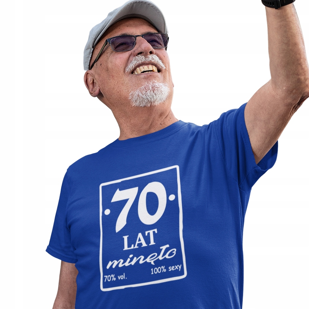 

70 Urodziny Męska Koszulka 70 lat minęło