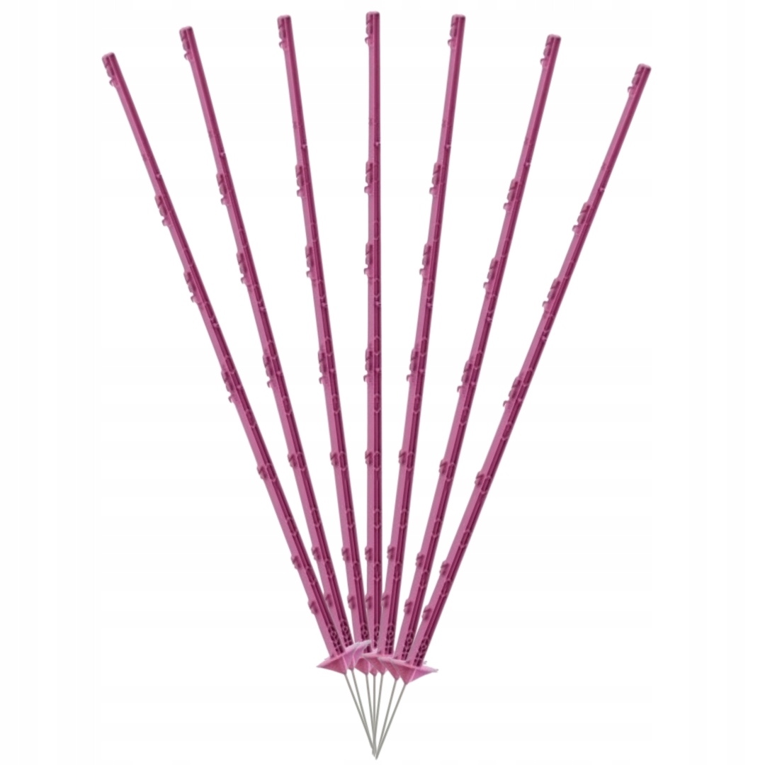 PALIK PALIKI 156CM 20szt ELEKTRYZATOR PASTUCH różo