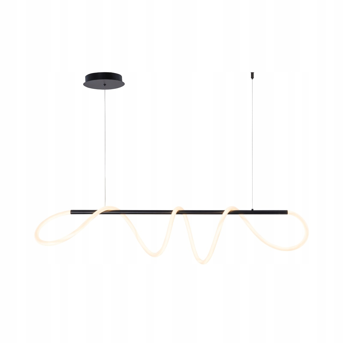 Zuma Line Balbo Lampa Wisząca Led 45W Czarny/Biały Nowoczesna