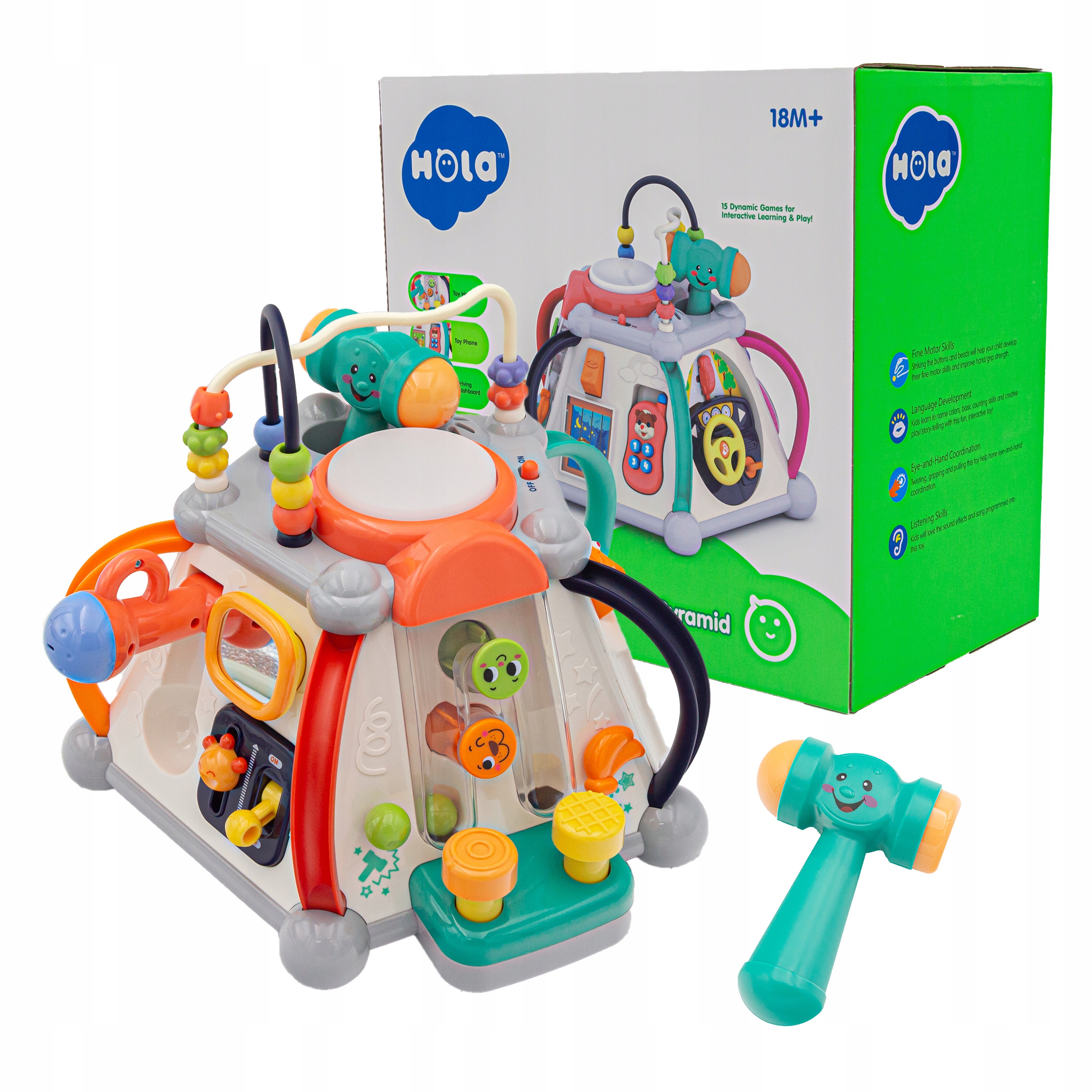 Multikostka Bryła Edukacyjna Kostka Sensoryczna Interaktywna Aktywizująca EAN (GTIN) 5903839602214